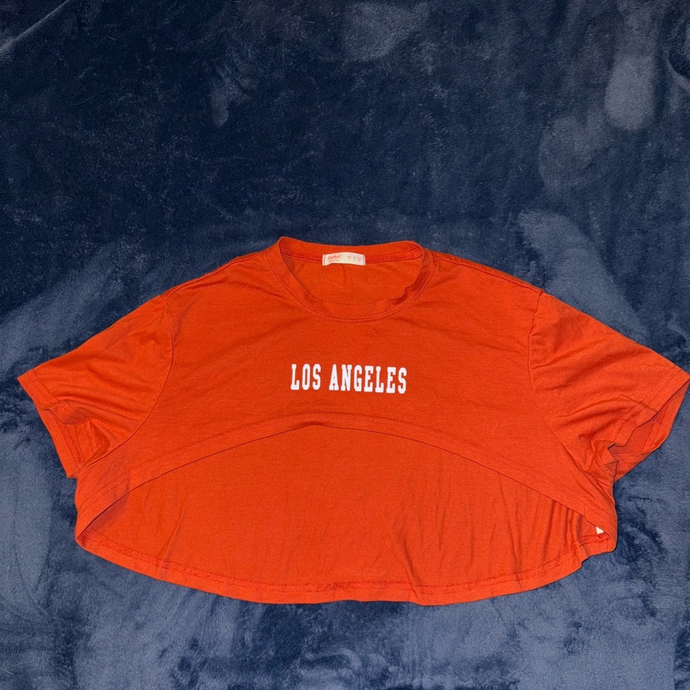 Los Angeles Orange Crop Top